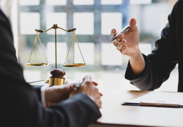 A Legal Advisor Offering Advice and Solutions to a Client.